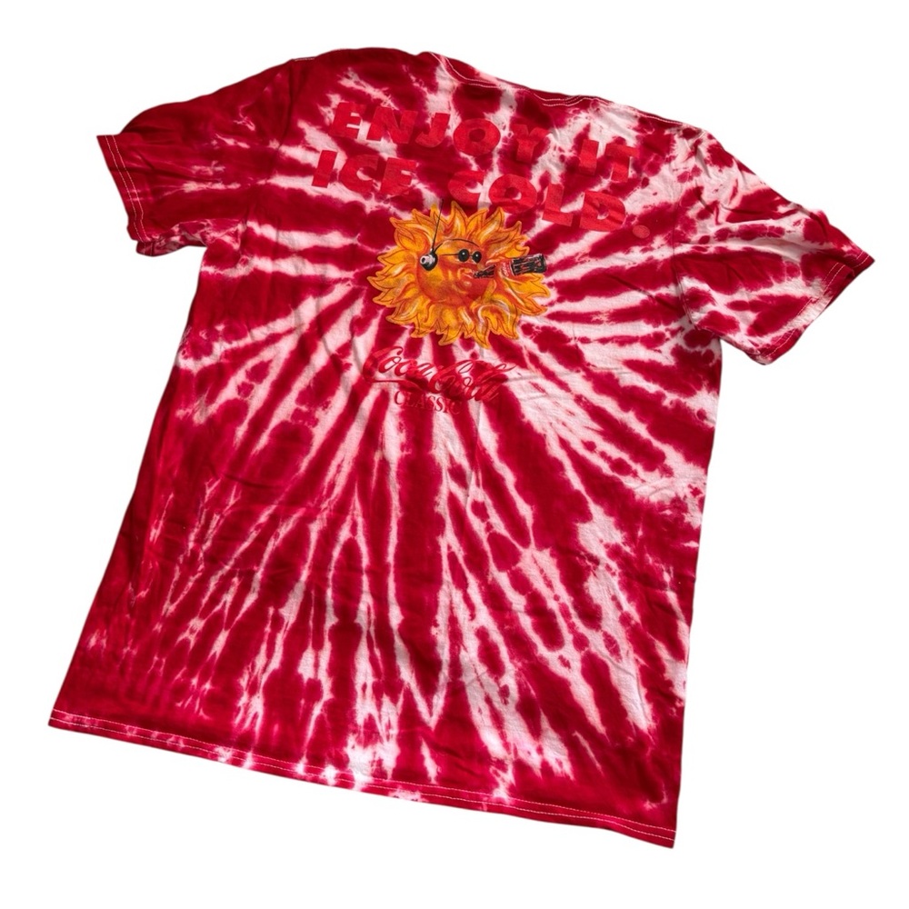 Coca Cola NWOT Red Tie-Dye‎ Short Sleeve Tee